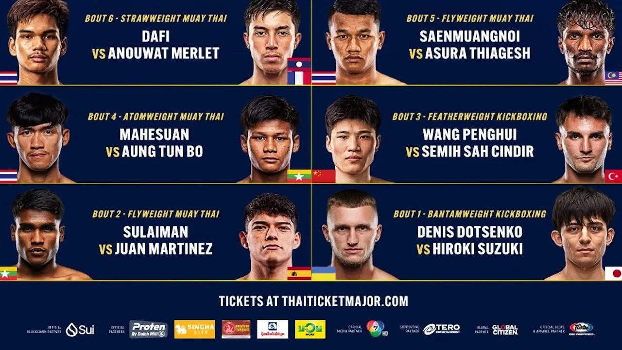 ONE Friday Fights 154 : Suzuki vs Dotsenko - Beyond Kickboxing