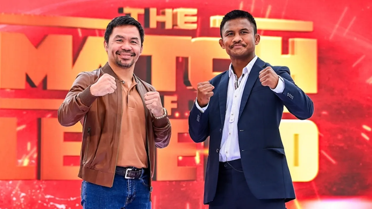 Buakaw Vs. Pacquiao Boxing Fight For WBC Legend Belt - Beyond Kickboxing