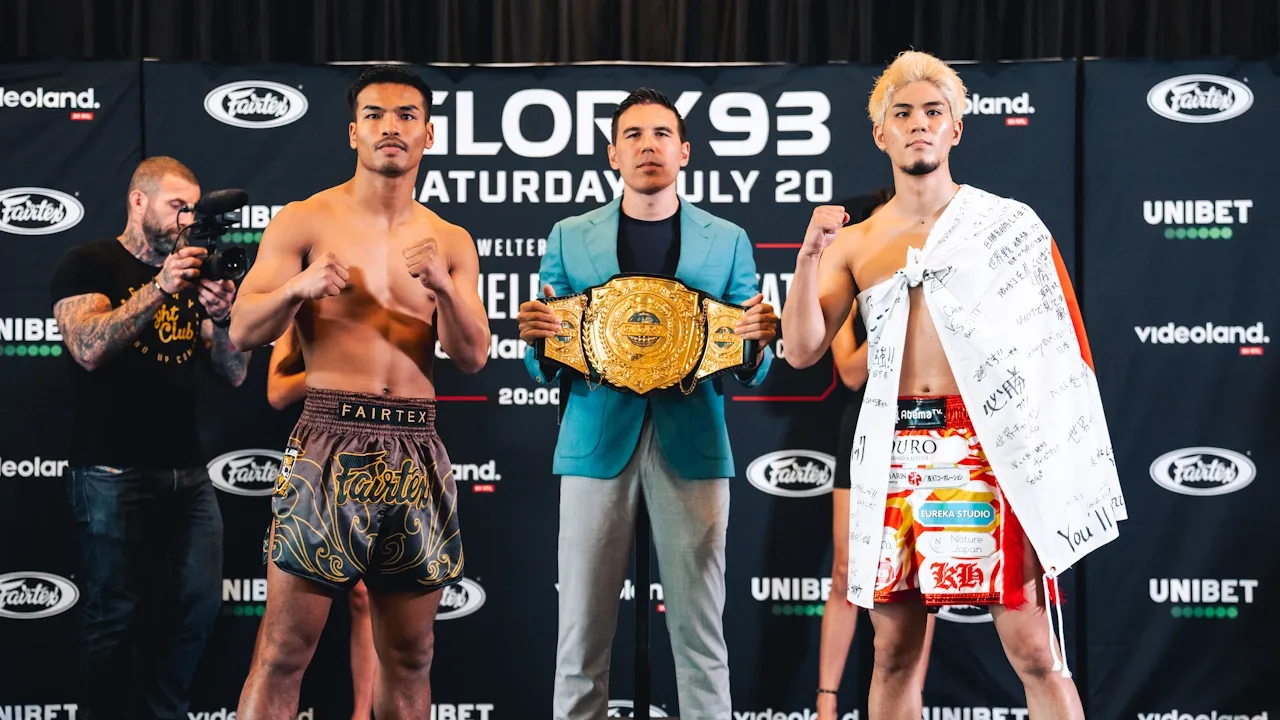 GLORY 93 Weigh-in Results - Beyond Kickboxing