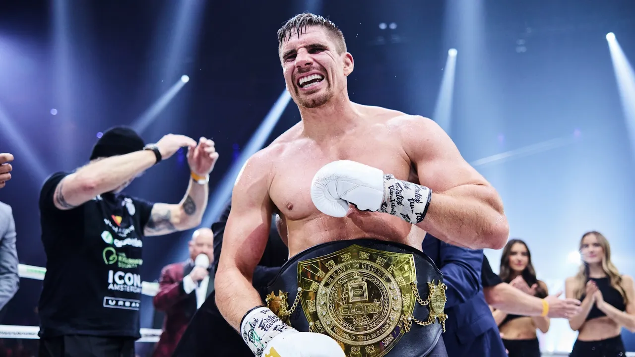 Rico Verhoeven victorious.